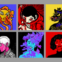2D Art NFT Creation with traits
