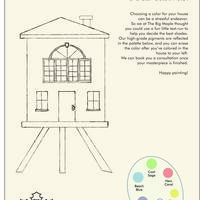 Advert design for paint company