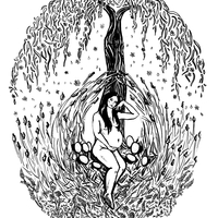 Digital illustration incorporating fertility symbolism