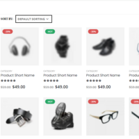 Products listing Page