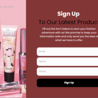 Sign up form