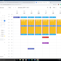 Screenshot of Schedule Management