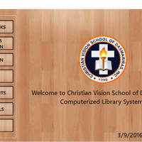 GUI - Christian Vision School Computerized Library System