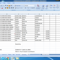 Encoded and filtered only for one barangay. Last Page
