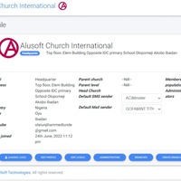Church profile (churchPorch)