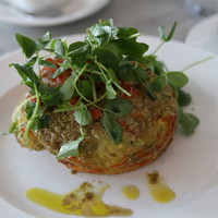 Courgette pancakes