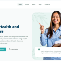 🏥 Wellness Website for Healthy Living