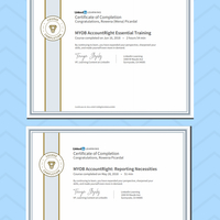 MYOB AccountRights Certificates