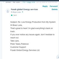 Confirmation of Ticket solved and closure
