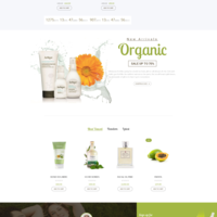 Opencart Website for organics