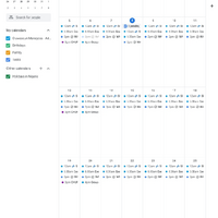 Calendar Management 