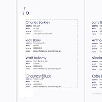 Sample Work in Microsoft Publisher - Company Address Book