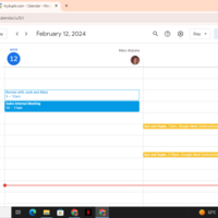 CALENDER MANAGEMENT AND SCHEDULING