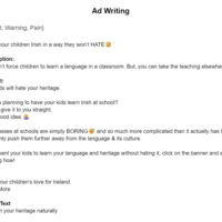 Language guide ad sample 1