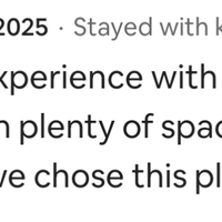5 Star rating review from my guest