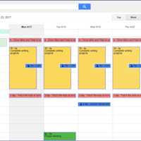 Schedule management using Google Calendar