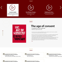 Homepage Design Personal website