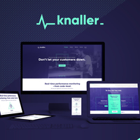 Knaller UI/UX and branding