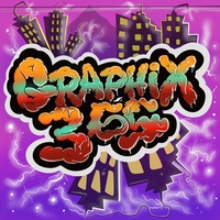 Stylish graffiti design 