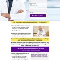 Funnel copywriting & design for lead generation of doctors