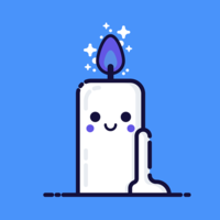 Candle Illustration