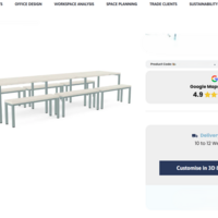 Website product listing via shopify
