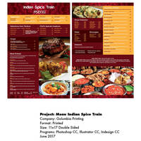 Menu Indian Spice Train