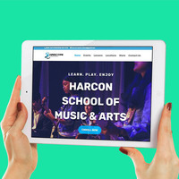Harcon School of Music Website and Instructional Video