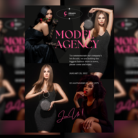 Fashion flyer ( Model agency )