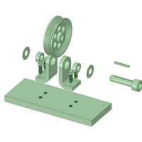 Pulley Assembly Exploded (Designspark)