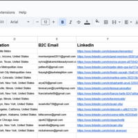  generated lead list of real estate founders