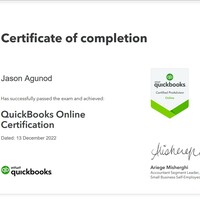 Quickbooks Online Certificate