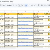 Research & Data entry using Google sheets