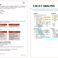 SWOT analysis