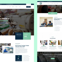Textile Company Website 