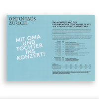 Print Advertisement for the Zurich Opera House
