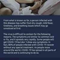 COVID symptom tracking app I