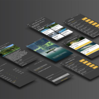 Mobile app for competitions between anglers