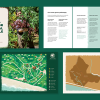 Brochure y mapas de Finca Exótica ecolodge, Costa Rica