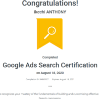 Google Search ad Certification