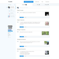 Scheduling posts using buffer
