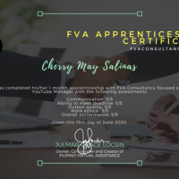 Certificate for Apprenticeship