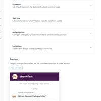 Freshdesk widget setting 