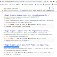 Urgentcarerr | Keywords Ranking