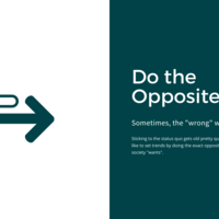 Do the Opposite
