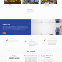 Website for Oil and Gas Company