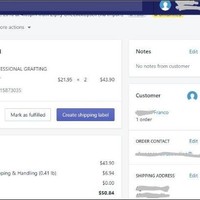 Shopify OrderFufillment