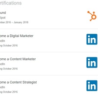 LinkedIn Profile Certifications