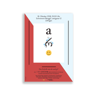 Poster und Flyer for a Literature Event