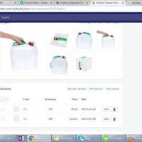 Shopify Product Listing